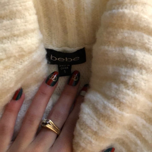 Bebe cream coloured warm winter sweater - Picture 2 of 2